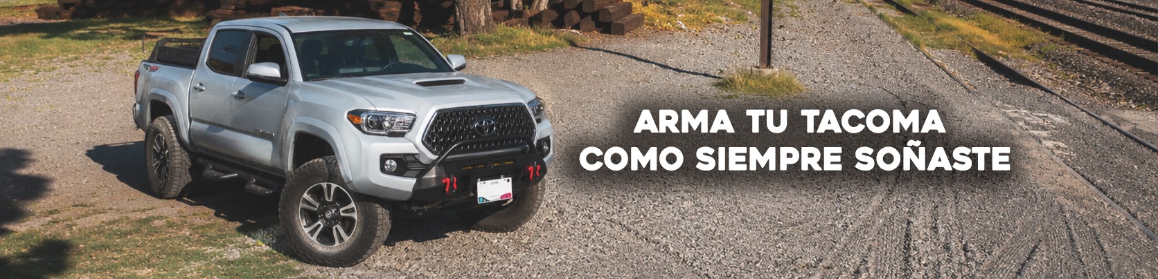 Accesorios off-road para Tacoma gen 3. Canastillas, defensas, agarraderas y equipo 4x4 fabricado en México.