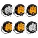 Kit de 6 faros de 5" (4 Ambar / 2 Blanco)