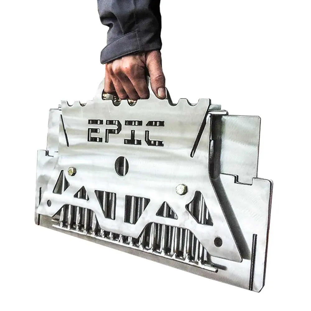 Asador Inoxidable Portatil 