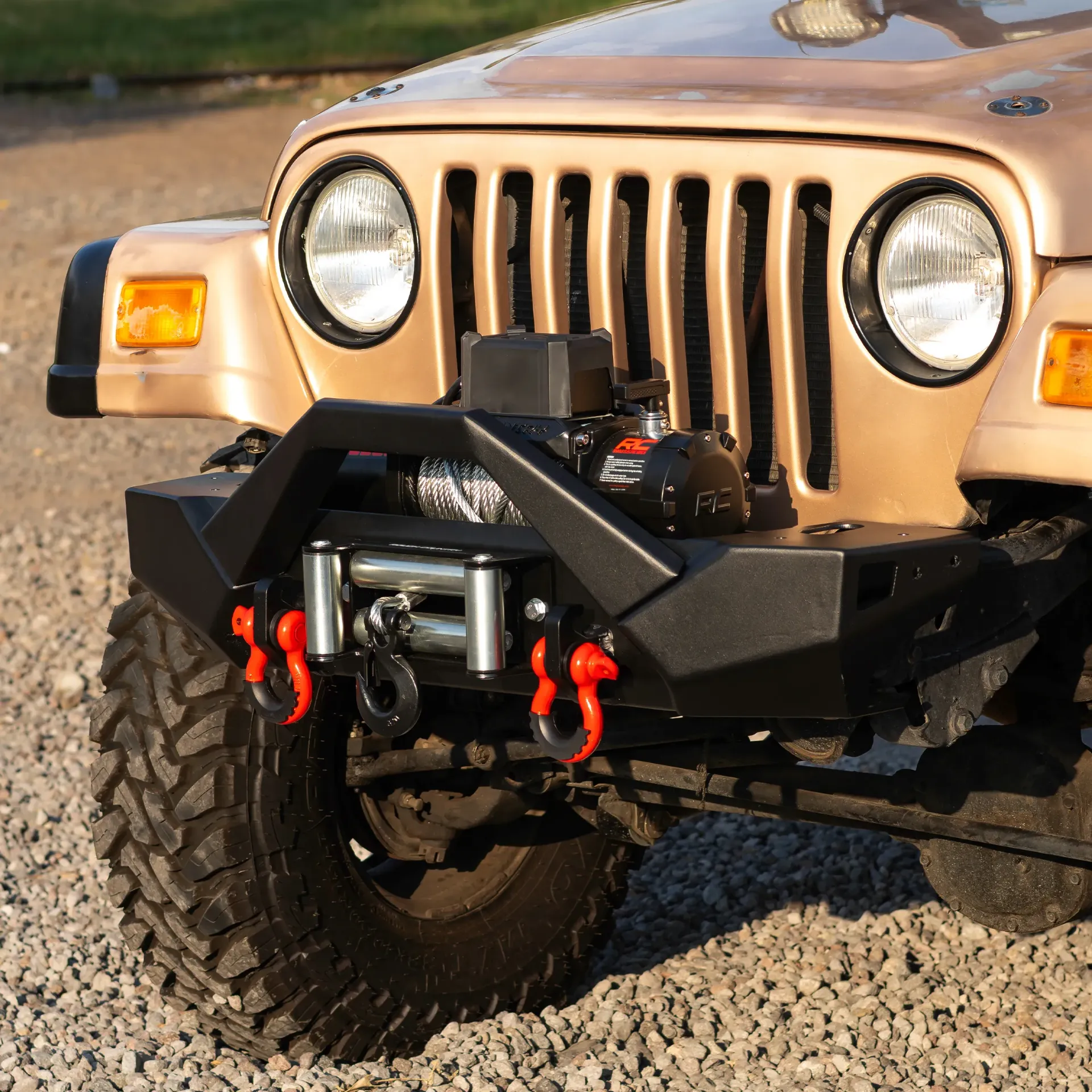 Defensa Delantera Modular Corta con Burrera - Jeep Wrangler TJ