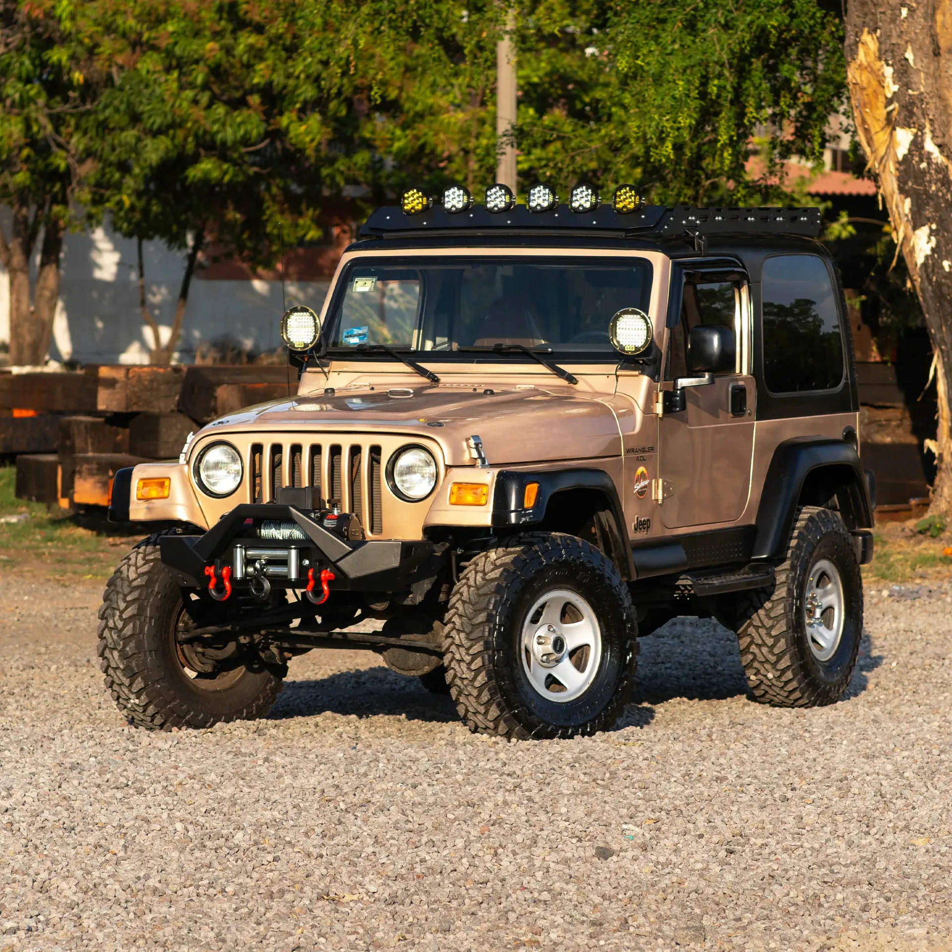 Defensa Delantera Modular Corta con Burrera - Jeep Wrangler TJ