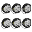 Kit de 6 faros de 5" Blancos 