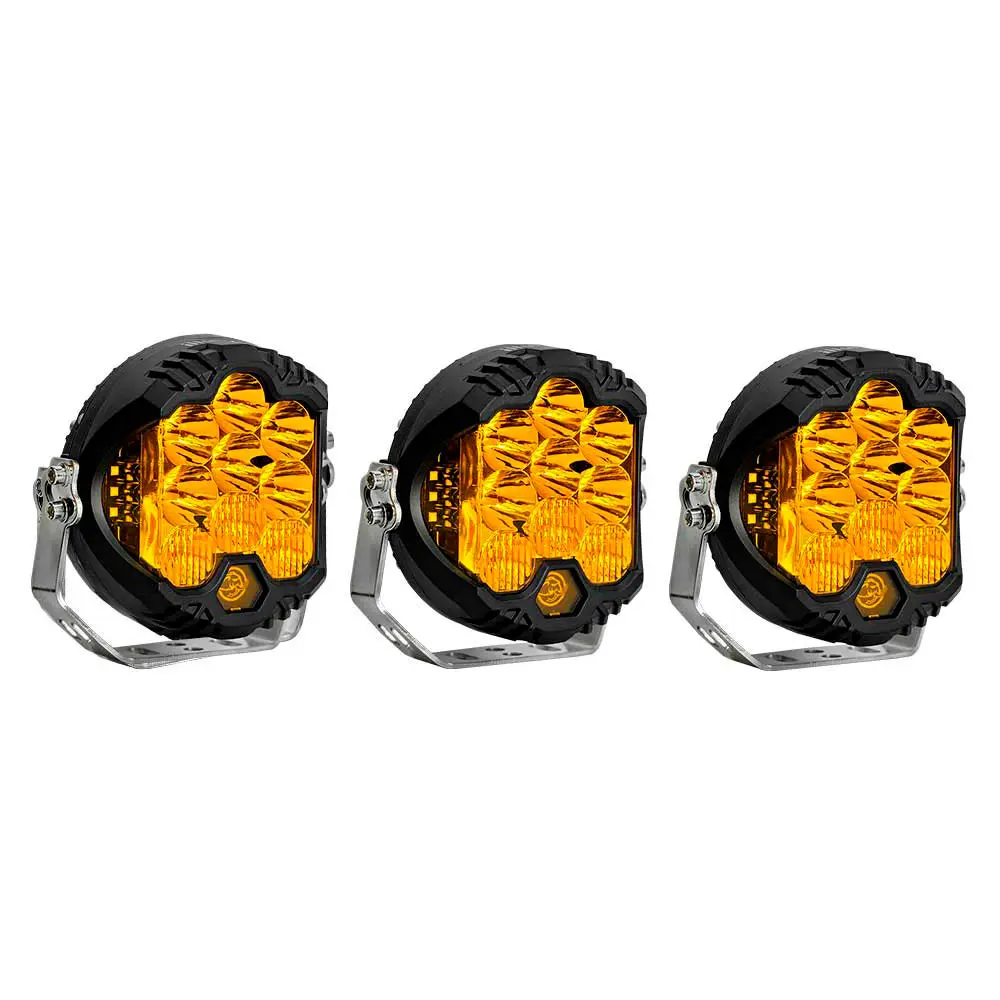 Kit de 3 Faros de 5" Ambar 