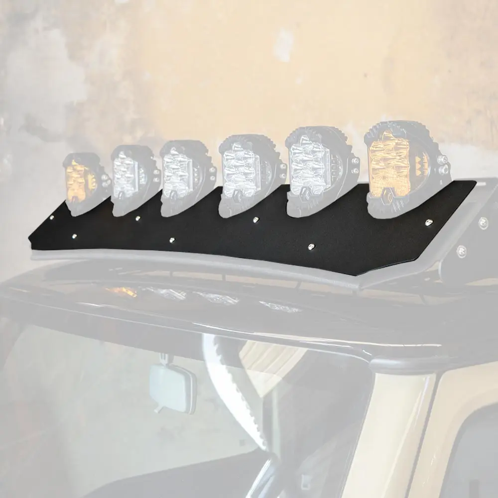 Deflector para Faros Individuales de Aluminio - Jimny / Tacoma